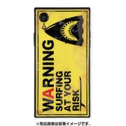 AB-0949-IPXR [iPhone XR ガラスケース ギズモビーズ スクエア型 KWH WARNING RISK]