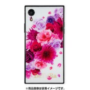 BJ-0002-IPXR-WHIT [iPhone XR ガラスケース ギズモビーズ スクエア型 ダチュラ CLASSIC FLOWER WHITE]