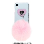 AB-0963-IPXR-PINK [iPhone XR クリアケース ギズモビーズ ダズリン FUR CHERRY PINK]