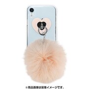 AB-0963-IPXR-NUDI [iPhone XR クリアケース ギズモビーズ ダズリン FUR LATTE BEIGE]
