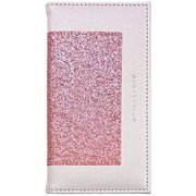 AB-0970-IP0X-PINK [iPhone XS/X 手帳型ケース ギズモビーズ マーキュリーデュオ GLITTER TWO TONE PNK]