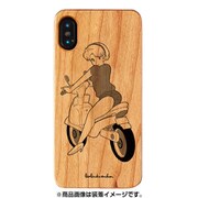 OD-0545-IP0X-BLAK [iPhone XS/X ウッドケース ギズモビーズ ボブa.k.aえんちゃん little rider]