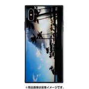 AB-0948-IPXM-LBLU [iPhone XS Max ガラスケース ギズモビーズ スクエア型 KWH SUNSET]