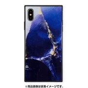 AB-0948-IPXM-BLUE [iPhone XS Max ガラスケース ギズモビーズ スクエア型 KWH OPAL BLU]