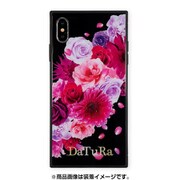 BJ-0002-IPXM-BLAK [iPhone XS Max ガラスケース ギズモビーズ スクエア型 ダチュラ CLASSIC FLOWER BLACK]
