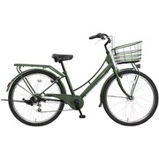 シティサイクル カンペール 276-A 外装6段変速 マットグリーン MK-19-050