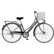 シティサイクル イグゼスシティ 276-A 27型 外装6段変速 マットグリーン MK-19-052