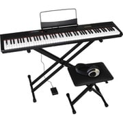 電子ピアノ 88鍵 ベロシティセンシティビティキー ブラック 4点セット PERFORMER/BK set