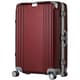 スーツケース 旅行日数目安：1～2泊 35L TSAロック搭載 機内持ち込み可 PC＋ABSボディ 48cm ワインレッドカーボンS 5507-48WRCBS
