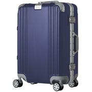 スーツケース 旅行日数目安:2~3泊 51L TSAロック搭載 PC+ABSボディ 57cm ネイビーカーボンS 5507-57NVCBS