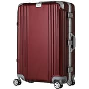 スーツケース 旅行日数目安:4~7泊 83L TSAロック搭載 PC+ABSボディ 70cm ワインレッドカーボンS 5507-70WRCBS