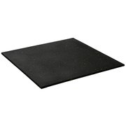 TT009BKYE [ラバーマット 1m×1m 2cm厚 ブラック×イエロー]