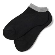 紳士 アンクレットソックス ミックス ブラック×グレー GC701678
