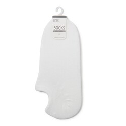 LS704228 [婦人アンクレットソックス かかと内側滑り止め付 ホワイト]