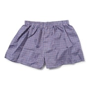 布帛トランクス L 均等チェック ネイビー×細レッド GP704747