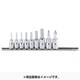 PH210M [1/4インチ ヘックスソケット 10点ホルダーセット]