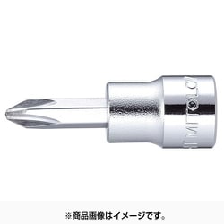 22BHT [1/4インチ ドライバービットソケット プラスNO2]