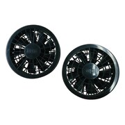 500kcal用ファン(2個セット) レインウェア用パーツ ユニセックス ブラック FAN2100B