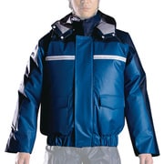 ナダレス空調服ブルゾン L レインパーカ メンズ ブルー 6097