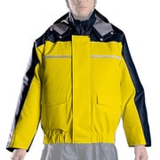 ナダレス空調服ブルゾン 3L レインパーカ メンズ イエロー 6097