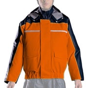 ナダレス空調服ブルゾン L レインパーカ メンズ オレンジ 6097