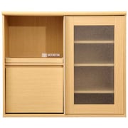 ガラス食器棚 フォルムシリーズ Type9090 SGDL-9090-NA
