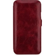 CBR-APIPXRNMS4EARR [iPhone XR用 横開き 高級本革ケース Book 赤]