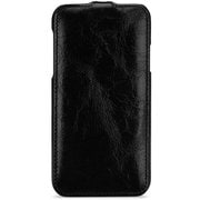 CBR-APIPXRNAAEAOB [iPhone XR用 縦開き 高級本革ケース Flip 黒]