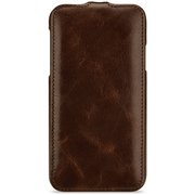 CBR-APIPXRNAAEACB [iPhone XR用 縦開き 高級本革ケース Flip 濃茶]