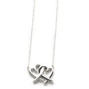 TIFFANY ラビングハート インターロッキング ペンダント スターリングシルバー 並行輸入品 32080324