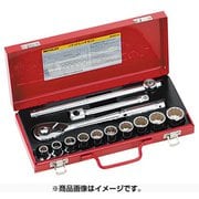 SN414 [1/2インチ ソケットレンチ インチ メタルケース 14点セット]