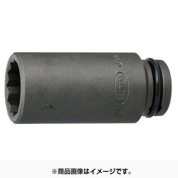 P3ML-17 [3/8インチ インパクトレンチ用ソケットロング 12角 17mm]