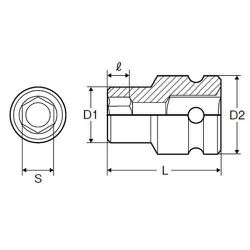 ヨドバシ.com - ミトロイ P8-65 [1インチ インパクトレンチ用ソケット