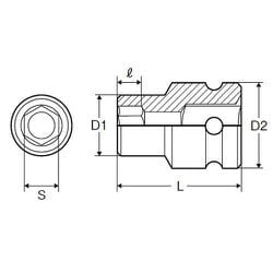 ヨドバシ.com - ミトロイ P8-71 [1インチ インパクトレンチ用ソケット