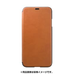 PUC-80 [iPhone XS Max エアージャケット Flip ブラウン]