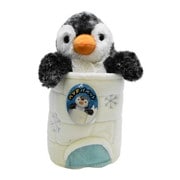 007406 アクアキッズ ぬいぐるみ パペット ペンギン [キャラクターグッズ]