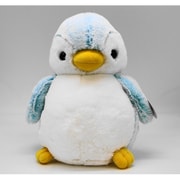 010284 パウダーキッズ ぬいぐるみ ペンギン M ライトブルー [キャラクターグッズ]