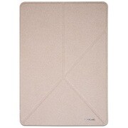 iPad 9.7インチ用 折りたたみスタンド機能付き 薄型ケース ゴールド C-IPD8C56-01J901