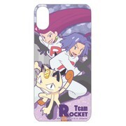 POKE-588G [iPhone XS/X ハードケース ポケットモンスター Best Friendシリーズ ムサシ&コジロウ&ニャース]
