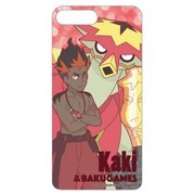 POKE-589F [iPhone 8 Plus/7 Plus/6s Plus/6 Plus ハードケース ポケットモンスター Best Friendシリーズ カキ&バクガメス]
