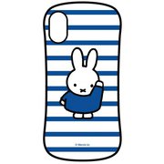 MF-24B [ブリッドガラスケース iPhone XS/X ミッフィー ボーダー]