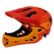 フォルティア レッド/オレンジ M [自転車用フルフェイスヘルメット Mサイズ（52-57cm） 使用年齢目安：4～10歳頃]