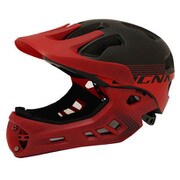 フォルティア ブラック/レッド S [自転車用フルフェイスヘルメット Sサイズ（46-51cm） 使用年齢目安：1～3歳頃]