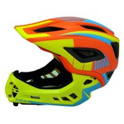 レグルス YBオレンジ M [自転車用フルフェイスヘルメット Mサイズ（53-57cm） 使用年齢目安：6～12歳頃]