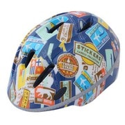 アミティ ステッカーブルー [自転車用ヘルメット Mサイズ（54～57cm） 使用年齢目安：6歳以上 安全規格 SG/CEマーク]