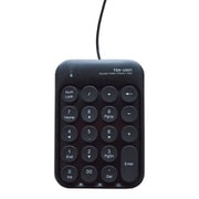 USBテンキー 丸キーキャップタイプ ブラック TENUS01/BK