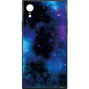 PEI11-TL12-BK [iPhone XR ケース TILE スクエア型 宇宙]