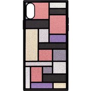 PEI12-TL32-PK [iPhone XS Max ケース TILE スクエア型 STAINED GLASS]