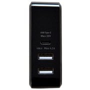 USB-PD対応 ACアダプタ ブラック IPA-C03/BK