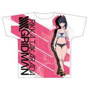 SSSS.GRIDMAN フルグラフィックTシャツ 宝多六花 [キャラクターグッズ]